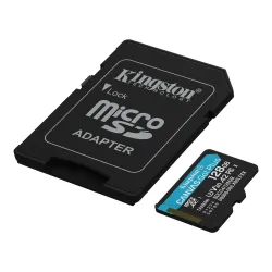 Karta pamięci Kingston microSDXC CanvasGo! Plus 128GB C10 UHS-I U3 V30 A2 z