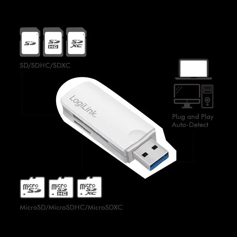Czytnik kart pamięci LogiLink CR0034A USB 3.0