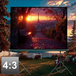 Ekran projekcyjny Maclean MC-712 150" 4:3 300x225 na 2 | PartsPC.pl