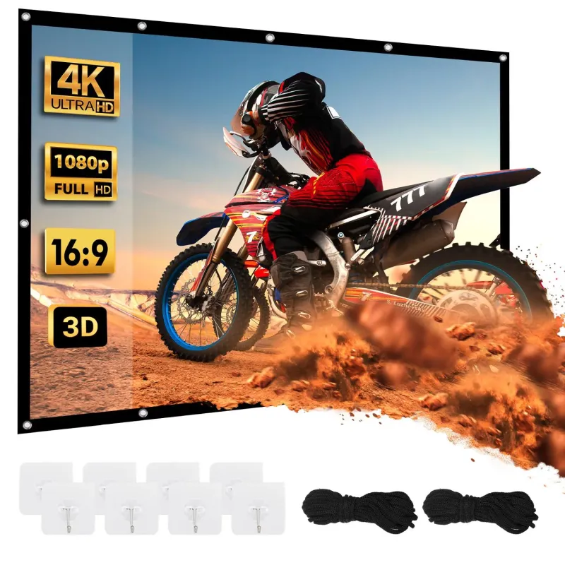 Ekran projekcyjny Maclean MC-980 84" 186x100cm obramow... | PartsPC.pl