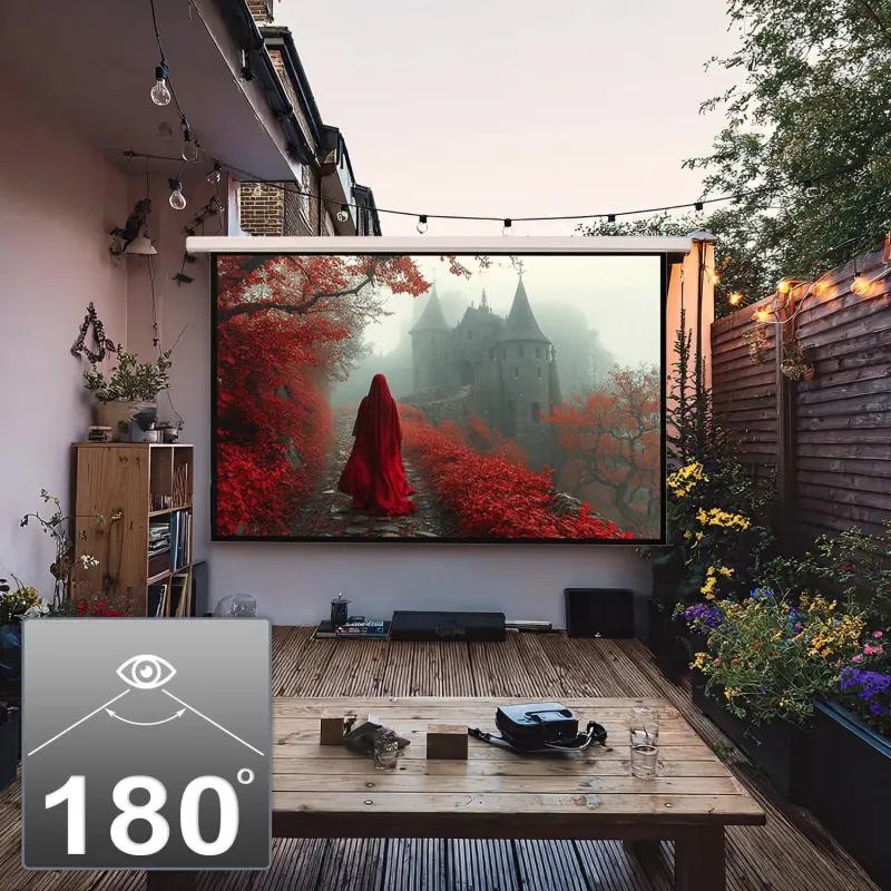 Ekran projekcyjny elektryczny Maclean MC-561 135" 16:9 300x168 ściana lub