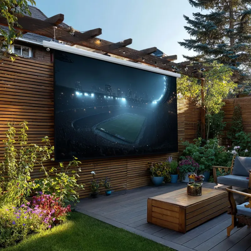 Ekran projekcyjny elektryczny Maclean MC-561 135" 16:9 300x168 ściana lub