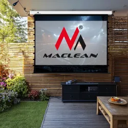 Ekran projekcyjny z naciągiem Maclean MC-993 elektryczny 120" 4:3 ściana