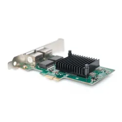Karta sieciowa DIGITUS przewodowa PCI Express 2x RJ45 | PartsPC.pl