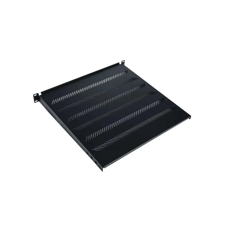 Półka DIGITUS 19" 1U 450mm (RAL 9005) z podporą | PartsPC.pl