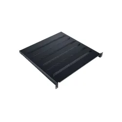 Półka DIGITUS 19" 1U 450mm (RAL 9005) z podporą | PartsPC.pl