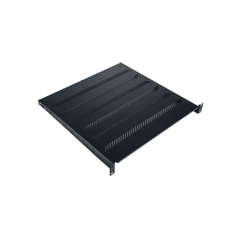 Półka DIGITUS 19" 1U 450mm (RAL 9005) z podporą | PartsPC.pl