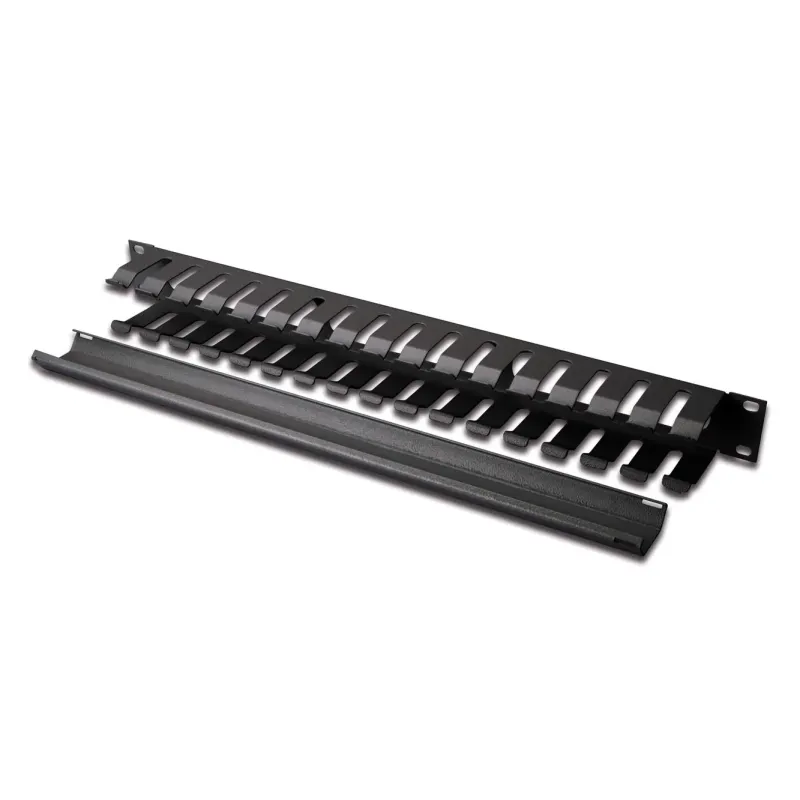 Organizator kablowy DIGITUS 19" 1U 40/70 (RAL 9005) | PartsPC.pl