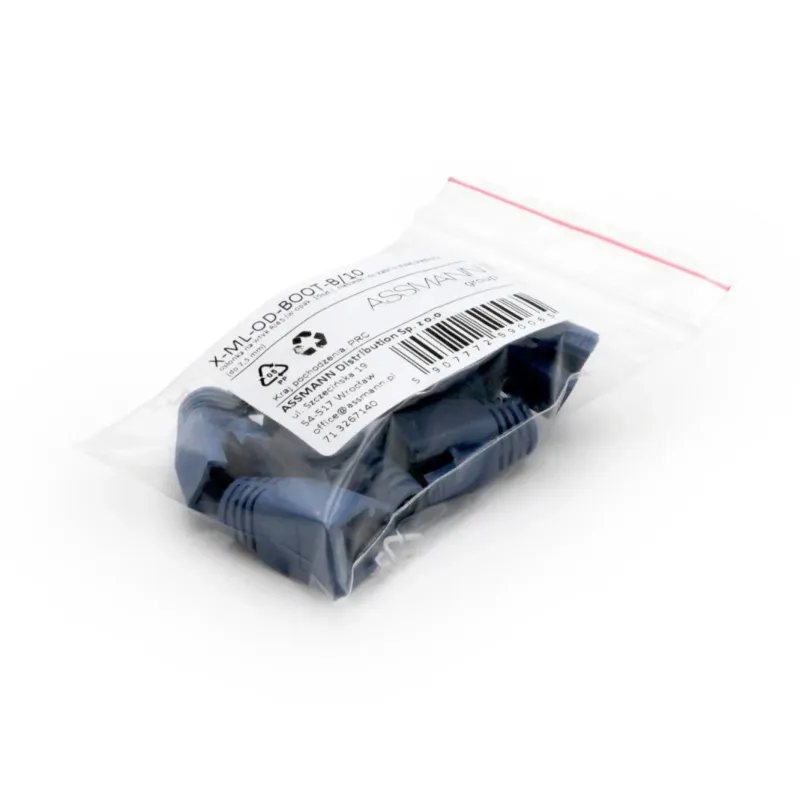 Osłonka DIGITUS na wtyk RJ45 (w opak. 10 szt.), niebieski, d… | PartsPC.pl