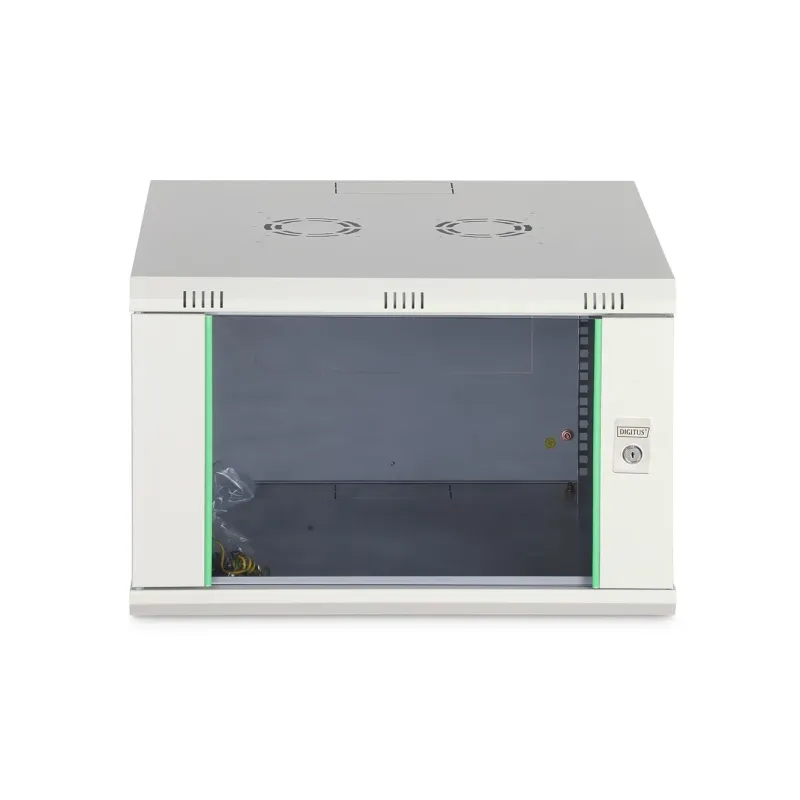 Szafa sieciowa wisząca jednosekcyjna DIGITUS Dynamic 19" 7U, 600x600, drzwi
