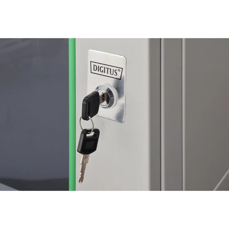 Szafa sieciowa wisząca jednosekcyjna DIGITUS Dynamic 19" 7U, 600x600, drzwi