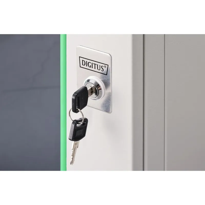 Szafa sieciowa wisząca jednosekcyjna DIGITUS Dynamic 19" 9U, 600x600, drzwi