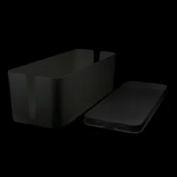 Organizer kabli LogiLink KAB0062 CableBox L, czarny | PartsPC.pl