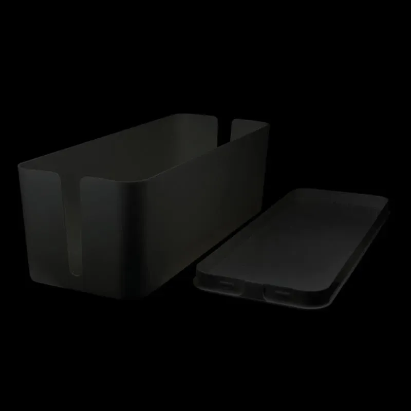 Organizer kabli LogiLink KAB0062 CableBox L, czarny | PartsPC.pl