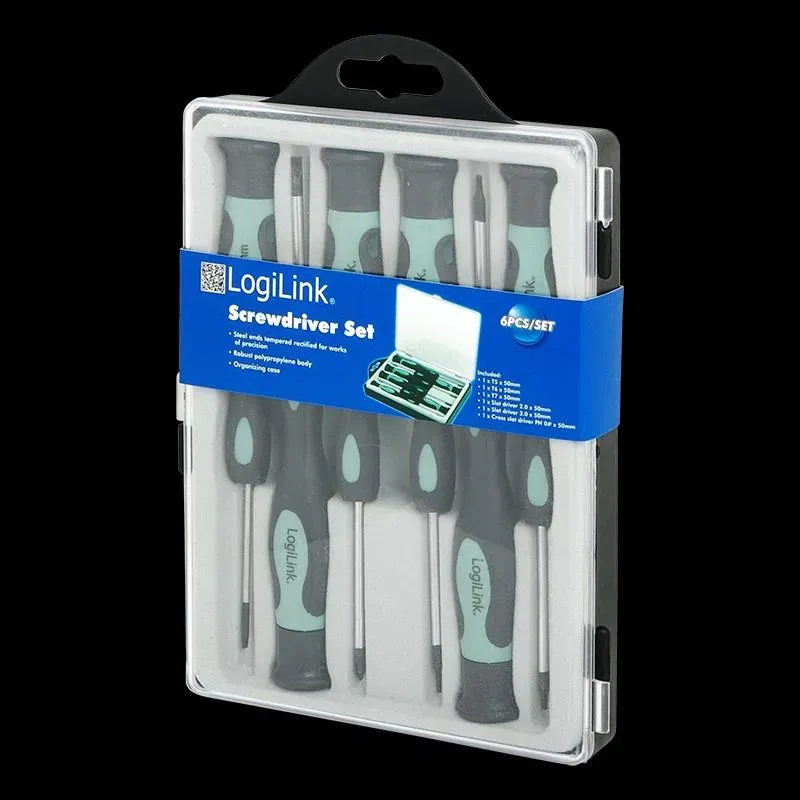 Zestaw narzędzi LogiLink WZ0020 6 śrubokrętów | PartsPC.pl