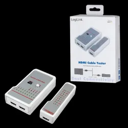 Tester kabli HDMI LogiLink WZ0017 z jednostką zdalną | PartsPC.pl