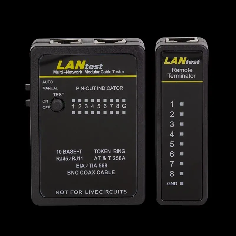 Tester kabli sieciowych LogiLink WZ0015 z jednostką | PartsPC.pl