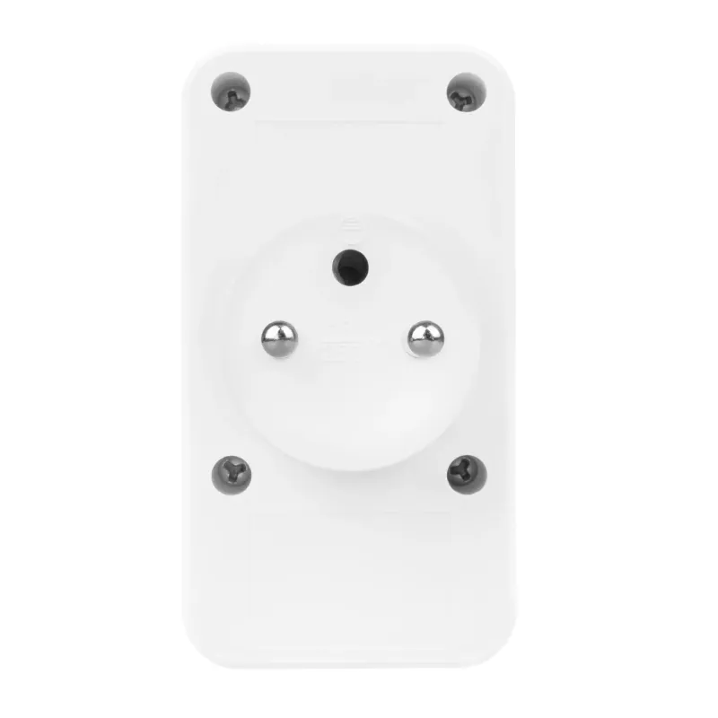 Gniazdko prądowe x2 + 4xUSB Maclean, rozgałęźnik z 2 | PartsPC.pl