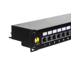 Patch panel 19'' Netrack 24-porty kat. 5e FTP, z półką | PartsPC.pl