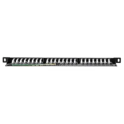 Patch panel 19'' Netrack 24-porty kat. 6 UTP, 0,5U z półką… | PartsPC.pl