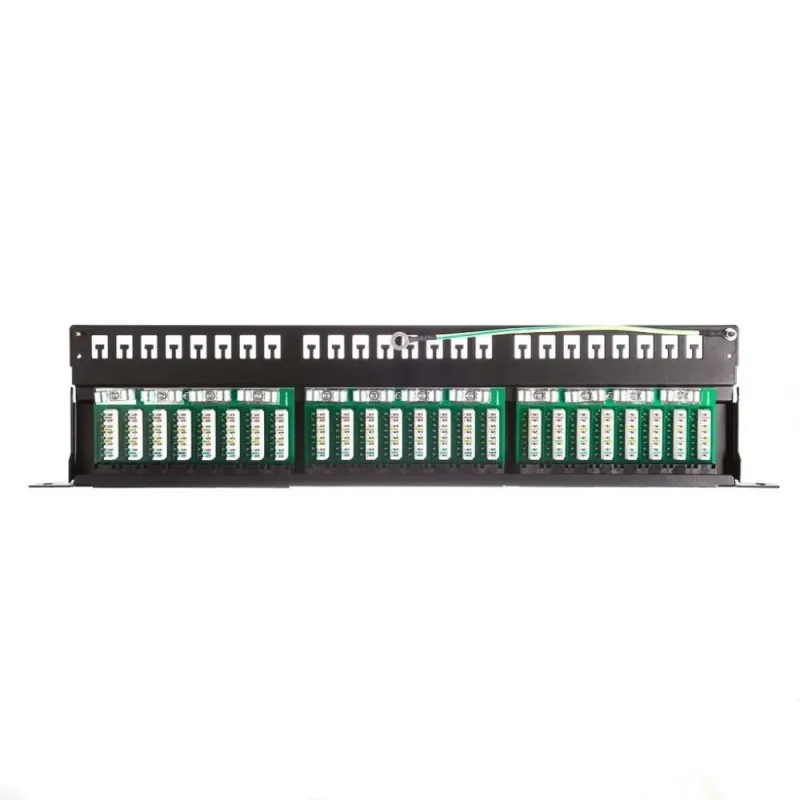 Patch panel 19'' Netrack 24-porty kat. 6 UTP, 0,5U z półką… | PartsPC.pl