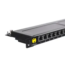 Patch panel 19'' Netrack 24-porty kat. 5e FTP, 0,5U z | PartsPC.pl