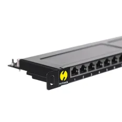 Patch panel 19'' Netrack 24-porty kat. 6 FTP, 0,5U z półką… | PartsPC.pl