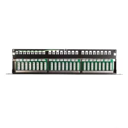 Patch panel 19'' Netrack 24-porty kat. 6 FTP, 0,5U z półką… | PartsPC.pl