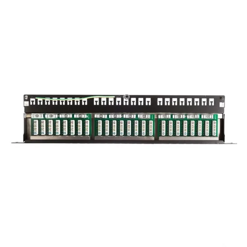 Patch panel 19'' Netrack 24-porty kat. 6 FTP, 0,5U z półką… | PartsPC.pl