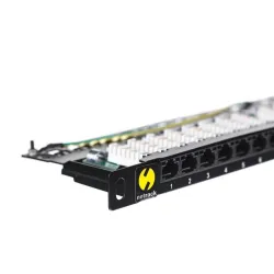 Patch panel 19'' Netrack 24-porty kat. 5e UTP, 0,5U/1U z | PartsPC.pl