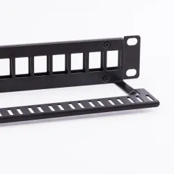 Patch panel keystone 19" 24-porty, UTP Netrack | PartsPC.pl