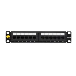 Patch panel 10'' Netrack 12-portów kat. 5e UTP | PartsPC.pl