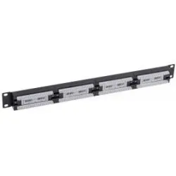 Patch panel RACK 19" 1U, 24 porty kat. 5e UTP, Netrack, | PartsPC.pl