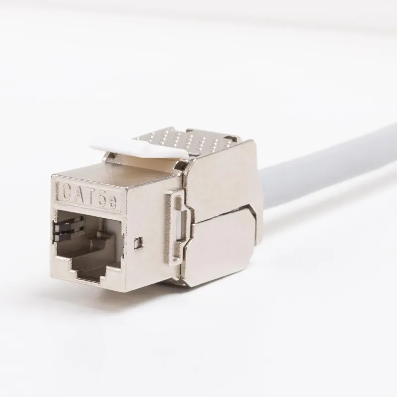 Moduł keystone Jack RJ45 kat. 5e FTP, beznarzędziowy | PartsPC.pl