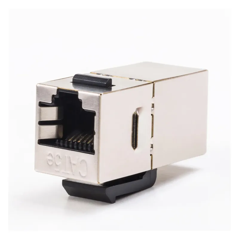 Łącznik przewodów RJ45-RJ45, kat. 5e STP Netrack | PartsPC.pl