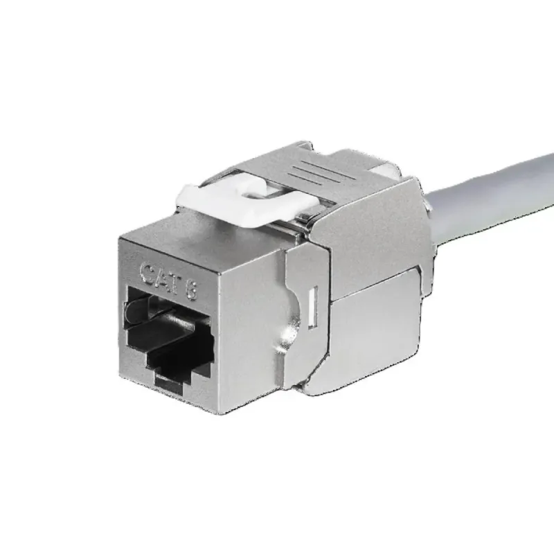 Moduł keystone Jack RJ45 kat. 6 FTP, beznarzędziowy Netrack