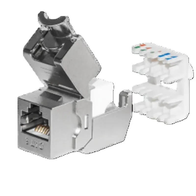 Moduł keystone Jack RJ45 kat. 6 FTP, beznarzędziowy Netrack