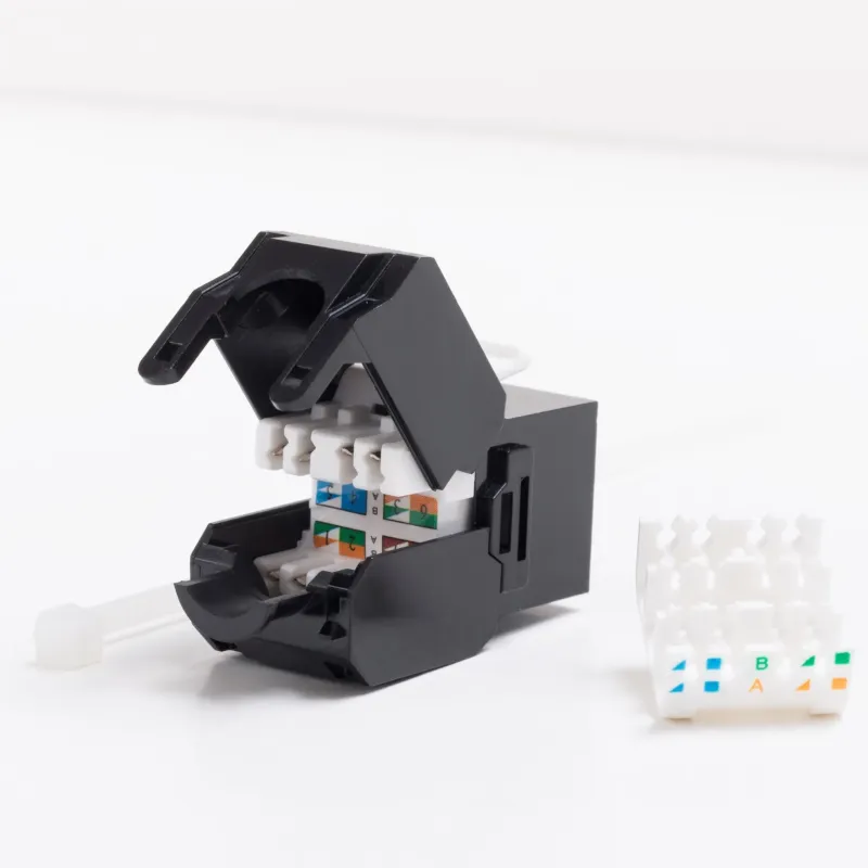 Moduł keystone Jack RJ45 kat. 6 UTP, beznarzędziowy | PartsPC.pl