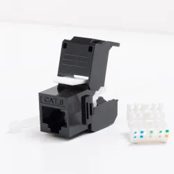 Moduł keystone Jack RJ45 kat. 6 UTP, beznarzędziowy | PartsPC.pl