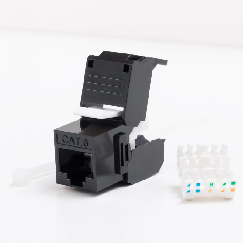 Moduł keystone Jack RJ45 kat. 6 UTP, beznarzędziowy | PartsPC.pl