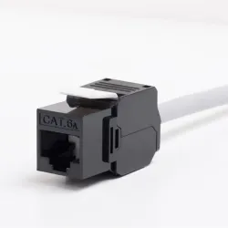 Moduł keystone Jack RJ45 kat. 6A UTP, beznarzędziowy | PartsPC.pl
