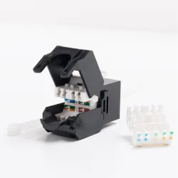 Moduł keystone Jack RJ45 kat. 6A UTP, beznarzędziowy | PartsPC.pl