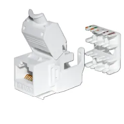 Moduł keystone Jack RJ45 kat. 6 UTP, beznarzędziowy, | PartsPC.pl