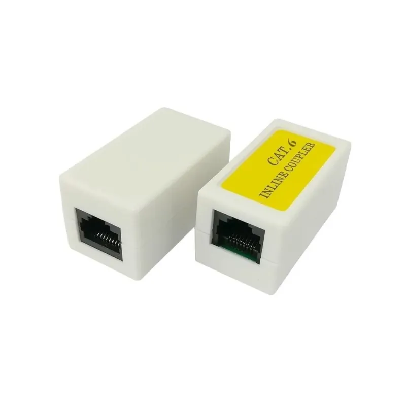 Łącznik przewodów RJ45-RJ45 Netrack kat. 6 UTP | PartsPC.pl