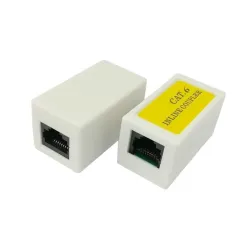 Łącznik przewodów RJ45-RJ45 Netrack kat. 6 UTP | PartsPC.pl