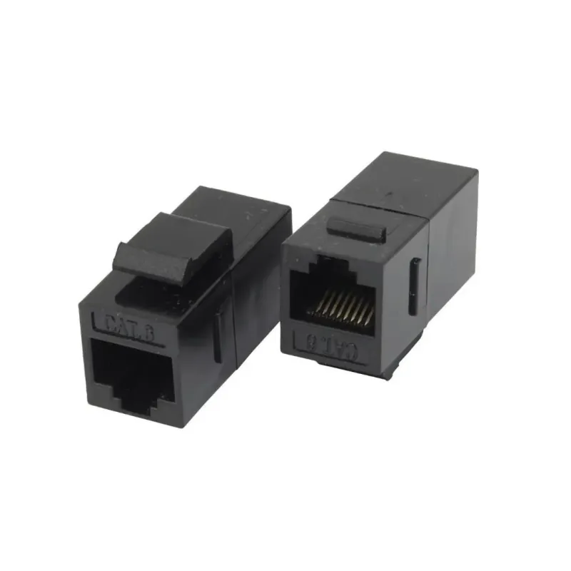 Łącznik przewodów Keystone RJ45-RJ45 Netrack Kat. 6 UTP | PartsPC.pl