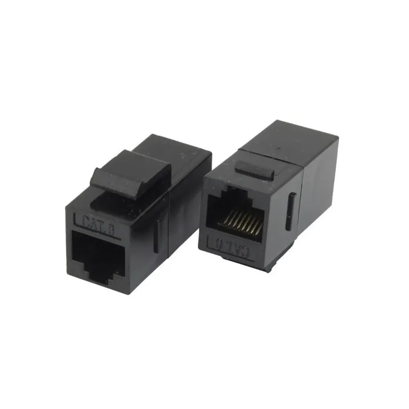 Łącznik przewodów Keystone RJ45-RJ45 Netrack Kat. 6 UTP | PartsPC.pl