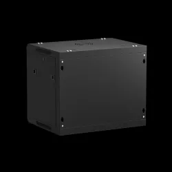 Szafa wisząca 19" Netrack, 9U/600x450mm – czarny, drzwi | PartsPC.pl