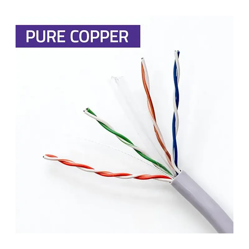 Kabel sieciowy Qoltec Patchcord skrętka UTP | Miedziany Cu | CAT6 | High