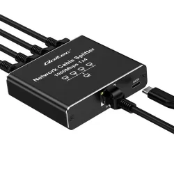 Switch niezarządzalny Qoltec mini rozdzielacz splitter | PartsPC.pl